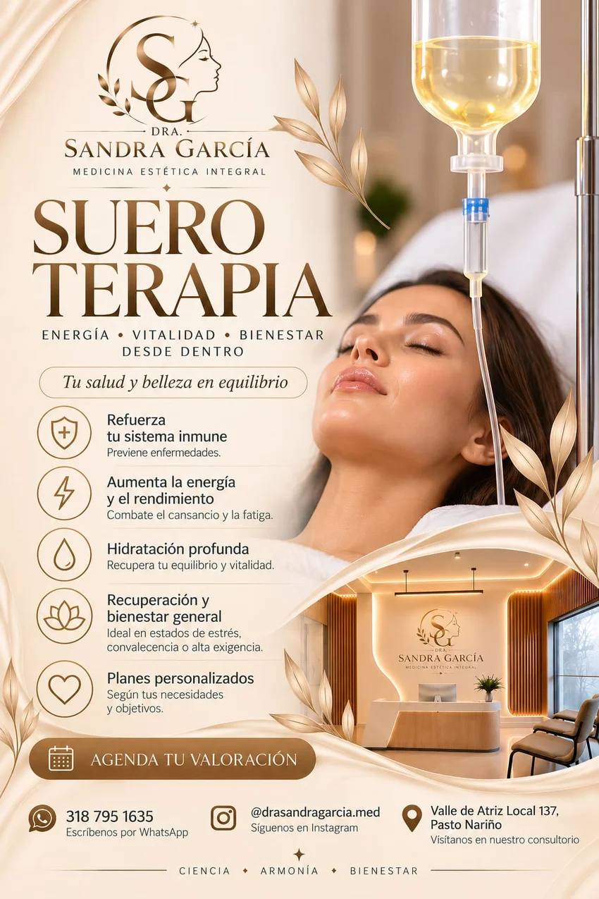 Material de Sueroterapia suministrado por la Dra. Sandra García